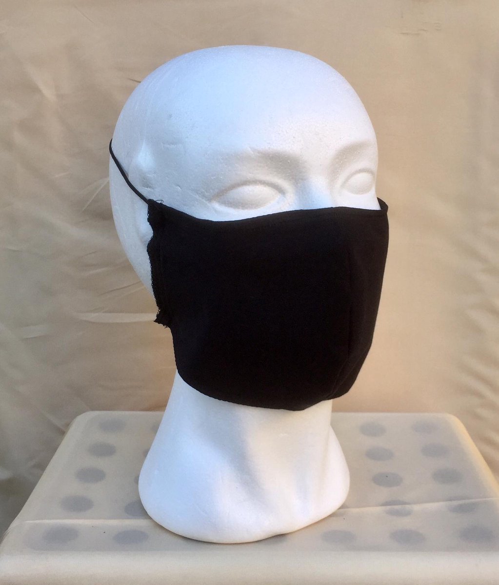 Mondkapje / Gezichtmasker / Mondmasker | Zwart